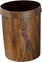 WeiLaiKeQi Round Trash Bin Waste Basket Toilet Paper Basket Rubbish Bin for Dorm Toilet Restroom
