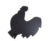 Pottery Barn Kids Black Chicken Rooster Chalk Display Message Notes Board Stand