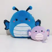Squishmallows BUNDLE Waverly 8" & Brenda 3" Clips The Butterfly KellyToy BNWT