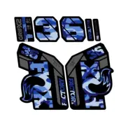 Fork Sticker for 2025 FOX 36 Factory step cast MTB Mountain Bike Blue Camouflage