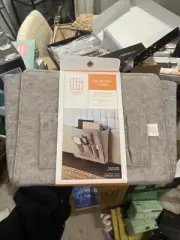 Squared Away Felt Bedside Caddy. 13 Inches Wide. 1.5-4 In Depth. 10.3 Height