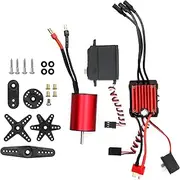 Surpass Hobby 3800KV Motor ESC Servo Set High Power for 1/14 1/12 Brushless Car RC Parts
