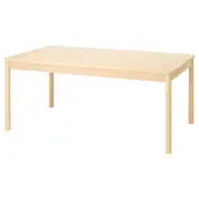 RÖNNINGE extendable table, birch, 180/235x100 cm