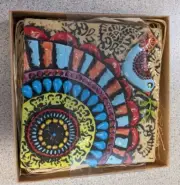 MOSAIC CERAMIC WALL ART TILE-BY ROMY & CLARE "PEACE TILE"