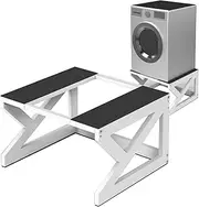[EHOME] 43cm Height Dryer Stand Washing Machine Pedestal Raiser Laundry Dryer Stand Base Holder 120kg Anti Slip 66x60.5x43cm