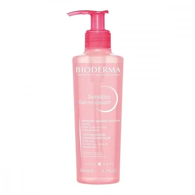 Bioderma Sensibio Mild Washing Gel 200mL Facial cleansing gel for sensitive skin