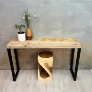 [MANGO TREES] "Merindah" Wooden Console Table 120cm Rough Finish