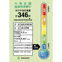 在飛比找Yahoo!奇摩拍賣優惠-＄柯柯嚴選＄晶工牌JD-3706(含稅)JD-3802 JD