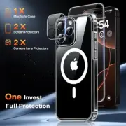 3 in 1 for iPhone 16 Pro Max Case with 2-Pack Screen Protector -Free Shipping