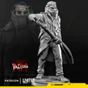 Mr. Goro Yakuza Cyberpunk Unit9 Miniature 32mm Resin Printed Sci-Fi Tabletop