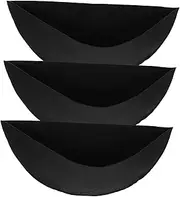 Levemolo 3pcs Semi Circular Felt Plant Pot Liners Nonslip Fabric Inserts for Planters Versatile Replacement for Flowerpots for Home and Garden Use
