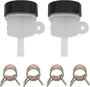 PowerMotor Master Cylinder Rear Brake Clutch Tank 7mm Universal Fluid Oil Cup Reservoir whit Spring Clip Kit Replacement for Polaris Sportsman Scrambler Outlaw Replace 1930854