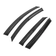 For 21 22-2024 Kia K5 M Style 3D Wavy Window Visor Sun Rain Guard Wind Deflector