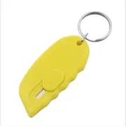 Cute Mini Utility Knife with Keychain Portable Box Letter Opener Envelope Cutter for Craft Wrapping Box Paper Student Stationery