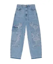 Ganni Vintage Effect Jeans 24,25,26,27,28,29,30 light blue