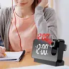 Digital Clock 180-degree Rotatable Low Noise Led Digital Alarm Clock