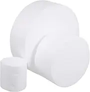 Veemoon 3pcs Cake Decorating Dummies Models for DIY Baking Floral Embellishments Lightweight Smooth Surface for Custom Cake Designs