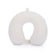 Kate Hill Bloom Lightweight Memory Foam Travel Neck Pillow w/ Loop White