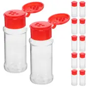 12 Pcs Castor Kitchen Spice Jars Seasoning Condiment Camping Container Storage