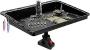 Xproutdoor Bait Board with Mount Bracket, Fishing Fillet Table/Lure Table with Hanging Holes for Gear Storage, Bait Cutting Board Black