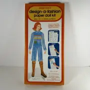 Barbie Design A Fashion Paper Doll Kit Whitman New