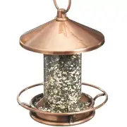 0112VB Dine & Dash Copper Bird Feeder, Classic Plexiglass Tube and Perch