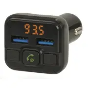 FM Transmitter with Bluetooth® Technology and Dual USB Charging