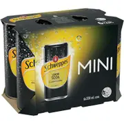 Schweppes Lemon Soda Can 200mL
