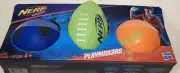 NERF Sports 2 PACKS-3 Foam Mini Sports Ball Set, Football-Soccer Ball-Basketball