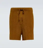 [Nanushka] Nanushka Bronte cotton-blend terry shorts UK 34 brown