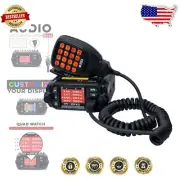 Second Gen. Mini Mobile Radio - 25W VHF UHF, 100-Mile Range, Handsfree Support