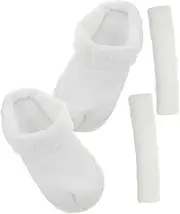 [TOBBOMEY] Removable Winter Plush Cotton Shoe Liners Washable Furry Inserts for Slippers Boots Soft Thick Easy to Clean Warm Liners for Indoor Outdoor Use