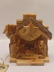 Nativity Set made of Olive Wood