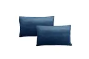 Alastairs Augusta Navy Pair of Flannel Fleece Standard Pillowcases