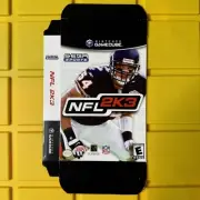 NFL 2K3 GameCube Promo Display E B Games Gamestop Box