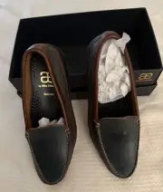 New Allen Edmonds BOULDER Men's 8 D Casual grey slip on ae shoe preppy