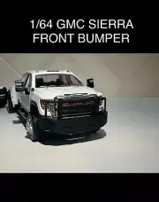 1/64 FRONT BUMPER RANCHHAND WRAPAROUND FOR GMC SIERRA GREENLIGHT KARSON CUSTOM
