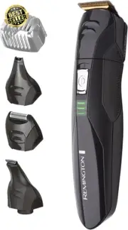 5-in-1 Titanium Multi-Grooming Kit PG6024AU Cordless Beard Trimmer Shaver Black