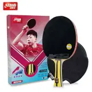 Table Tennis Racket Ping Pong Racket Pure Wood Paddle with Sticky Rubber