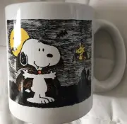 Peanuts~Snoopy Woodstock~”VAMPIRES”~Halloween 16 Oz.~Coffee Cup/Mug~NEW~FAST SH.