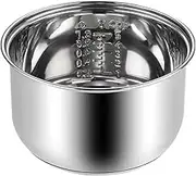 304 Stainless Steel Rice Cooker Inner Bowl. Compatible For Zojirushi NS-TSC10 (5.5 Cups). Multi-function Rice Cooker Inner Pot Replacement Accessory