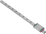 Miniature Linear Rail Slide High Accuracy Linear Rail for 3D Printer CNC Machine, Small Slide Block, Smooth and Flexible, Wide Applications (MGN12H-300)