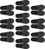 20Pcs Disposable Slippers Travel Slippers Cotton Closed Toe Slippers Washable Slippers Folding Spa Slippers for Guests Hotels Office ( Light Grey )