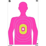 Allen Company EZ Aim� Fun in The Pink Silhouette Paper Shooting Targets, 23�W x