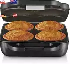 Pie Magic 4 Up Electric Pie Maker Grey Deep Fill + Cutter & Recipe Booklet