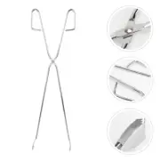 Steel Tong Trash Reacher Grabber BBQ Tongs Briquette Tongs Log Tweezers Tongs