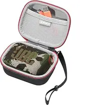RLSOCO Case for JBL GO 4/GO 3/GO 3 ECO/GO 2+ Portable Bluetooth Speaker, Carrying Bag Travel Storage, with Wrist Starp (Case Only)