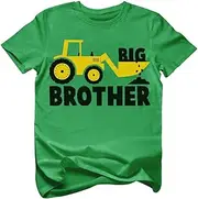 [Tstars] Big Brother Shirt Pregnancy Announcements New Sibling Gifts Toddler Boys Shirts