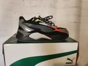 Kids Youth Puma RS X City Attack Jr Black Paprika (373141 01) Sz 3c