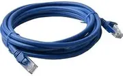 8ware Cat 6a UTP Ethernet Cable, Snagless - 7m Blue